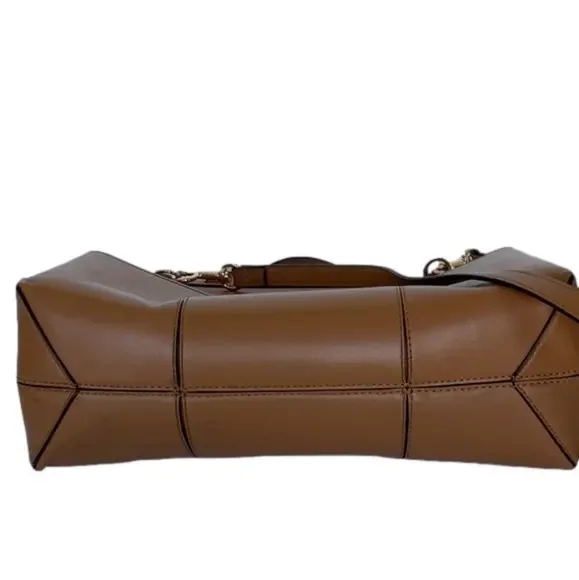 Tory Burch Block T Leather Top Handle Satchel - Picture 5 of 12